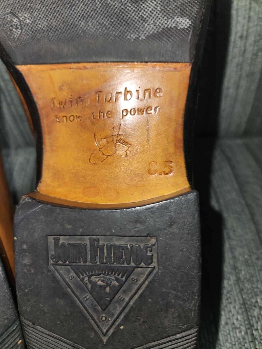 🍉John Fluevog Twin Turbines 104 Prince St Dress Shoes - Picture 5 of 6